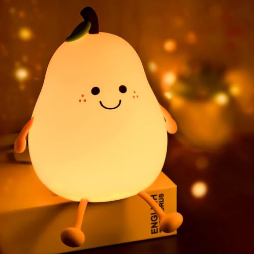 NYRWANA Panda Lamp, Panda Light, Night Lamp for Bedroom, Panda Night Lamp, Night Lamp for Kids, Valentine Gift for Girlfriend, BPA-Free Silicone Lamp, Rechargeable, Open Eye (Multicolor)