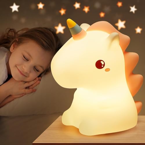 NYRWANA Panda Lamp, Panda Light, Night Lamp for Bedroom, Panda Night Lamp, Night Lamp for Kids, Valentine Gift for Girlfriend, BPA-Free Silicone Lamp, Rechargeable, Open Eye (Multicolor)