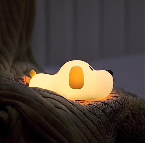 NYRWANA Panda Lamp, Panda Light, Night Lamp for Bedroom, Panda Night Lamp, Night Lamp for Kids, Valentine Gift for Girlfriend, BPA-Free Silicone Lamp, Rechargeable, Open Eye (Multicolor)
