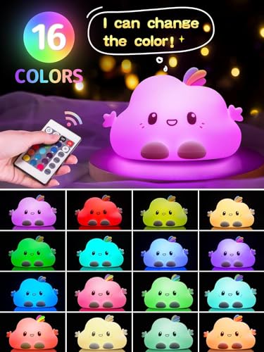 NYRWANA Panda Lamp, Panda Light, Night Lamp for Bedroom, Panda Night Lamp, Night Lamp for Kids, Valentine Gift for Girlfriend, BPA-Free Silicone Lamp, Rechargeable, Open Eye (Multicolor)