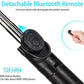TYROCX R1s Latest Bluetooth Selfie Sticks with Remote and Selfie Light, 3-in-1 Multifunctional Selfie Stick Tripod Stand Mobile Stand Compatible with All Phones (Black) Pack f 1