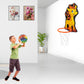OrangeKart Mini Dunkers Giraffe Basketball Set – Indoor & Outdoor Wall-Mount Kit for Kids (Ages 4-10)
