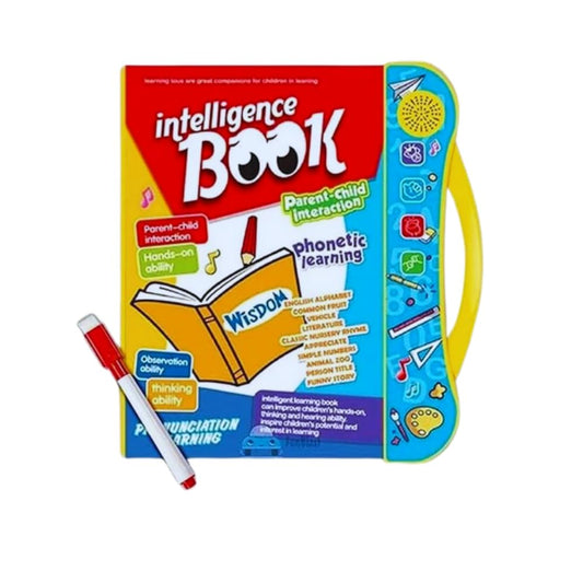 OrangeKart IntelliTouch Smart Sound Learning Book – Interactive English & Activity Book for Kids (Ages 2-6)