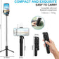 TYROCX R1s Latest Bluetooth Selfie Sticks with Remote and Selfie Light, 3-in-1 Multifunctional Selfie Stick Tripod Stand Mobile Stand Compatible with All Phones (Black) Pack f 1