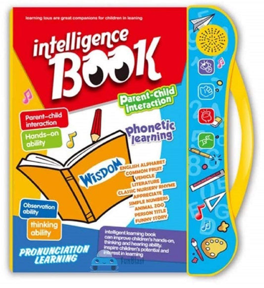 OrangeKart SmartTunes Interactive Phonetic Learning Book – Musical Educational Book for Kids 3+ Years (Multicolor)