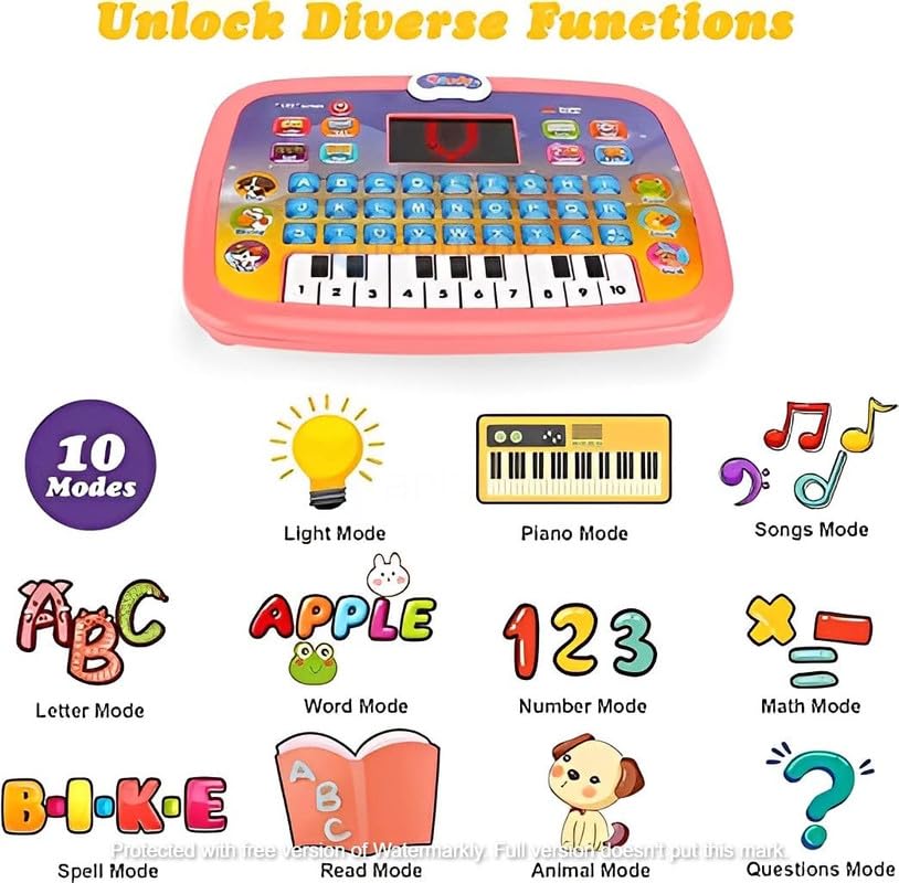 SmartFun Kids Learning Laptop – Educational Toy for 1 to 7 Years - OrangeKart