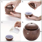 Wooden Style Ultrasonic Cool Mist Humidifier for Room Moisture| Aroma Diffuser| Essential Oil Diffuser| Perfume Fragrance Freshener| Colourful Light| Auto Shut-Off| Car, Room Moisture| 200ml| Black