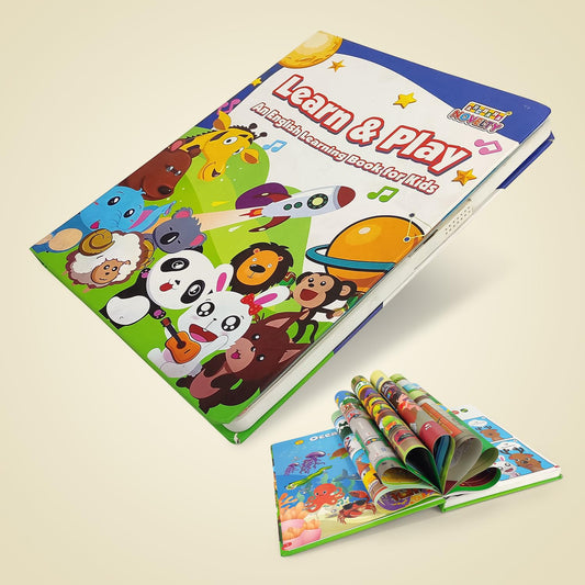 OrangeKart IntelliBook – Interactive Sound Book for Early Learning (Ages 1-6)