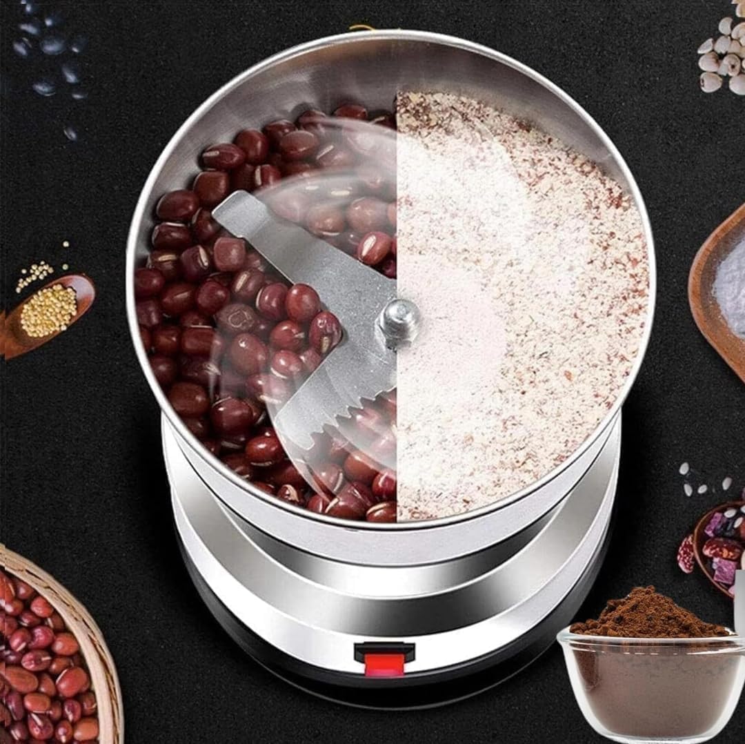 larrito Stainless Steel Nima Multifunctional Grinder Smash Machine Coffee Beans Electric Grinder and Coffee Maker Household Electric Mixer Grinder (Mixer Grinder)