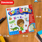 OrangeKart SmartTunes Interactive Phonetic Learning Book – Musical Educational Book for Kids 3+ Years (Multicolor)