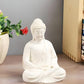 JOY LAND Meditation/Dhyan Buddha Statue Lord Figurine/Idol (White, 5.5-inch)