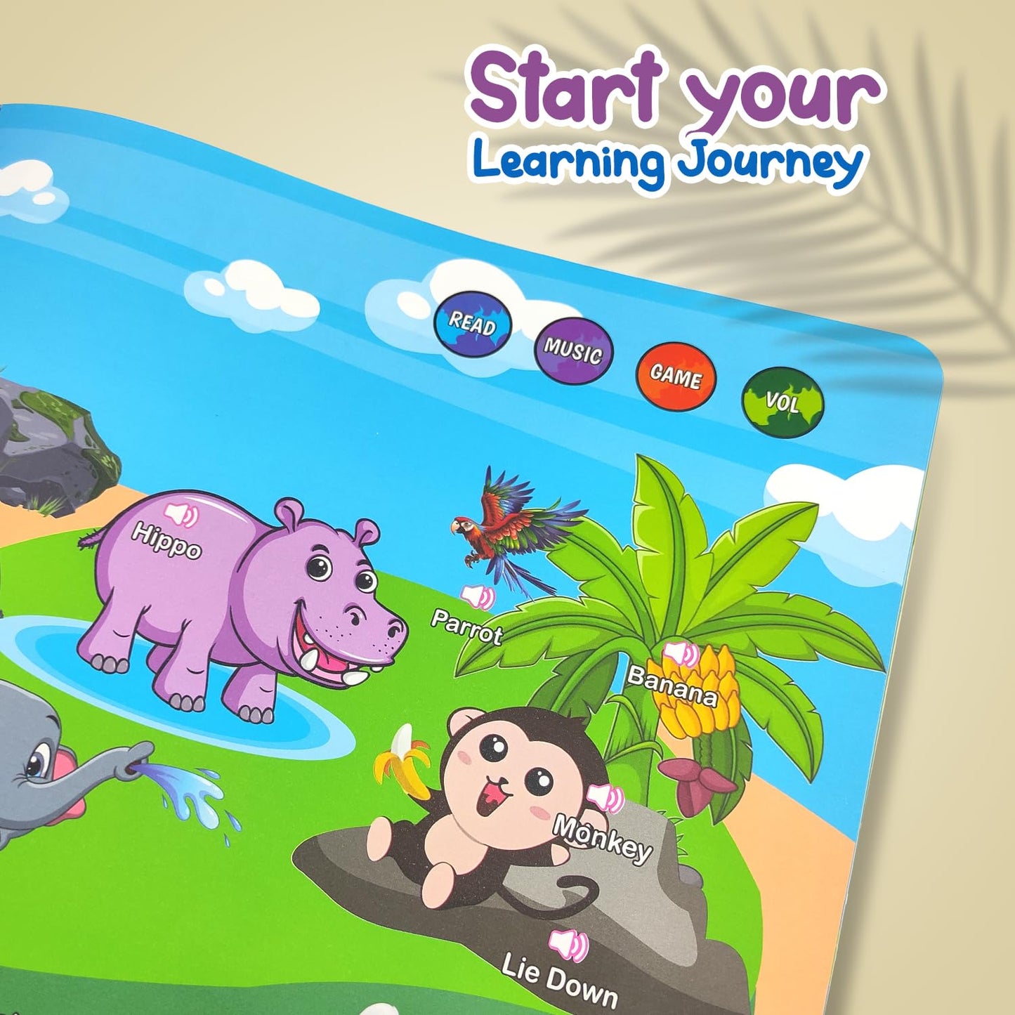 OrangeKart IntelliBook – Interactive Sound Book for Early Learning (Ages 1-6)