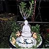 Parv International White Buddha Statue | 5.5-Inch Meditating Figurine for Home Mandir & Relaxation Décor