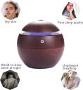 Parv International Cool Mist Humidifier Diffuser | Portable Aroma Air Purifier for Room – Brown