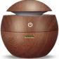 Parv International Cool Mist Humidifier Diffuser | Portable Aroma Air Purifier for Room – Brown
